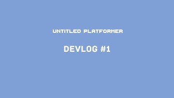 Untitled platformer devlog #1 | Codeleme games