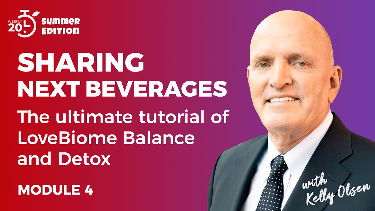 Sharing LoveBiome NEXT beverages | The ultimate tutorial of LoveBiome Balance and Detox