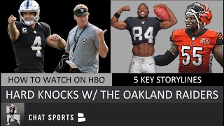 The oakland raiders have been picked to be on hbo hard knocks in 2019.
with big name players and coaches like jon gruden, antonio brown,
derek carr, richie i...