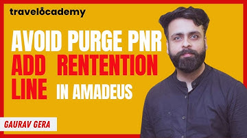 Amadeus Session 52 | What is Retention Line | How to add Retention line | Amadeus Pro | Gaurav Gera