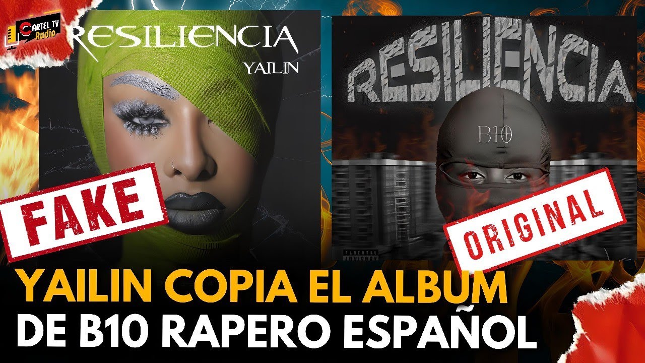 😱 YAILIN COPIA RESILENCIA ALBUM DE B10 RAPERO ESPAÑOL 🔥 - YouTube