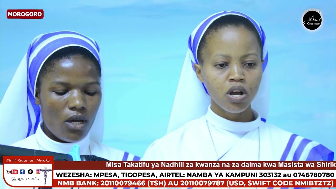 Litania ya Watakatifu wote ikiimbwa kwa nyenyekevu mkubwa na Masista wa Shirika la Maria Imakulata.