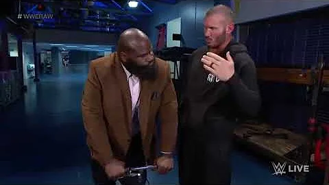 Randy Orton taunts Mark Henry: Raw, Jan. 4, 2021