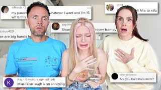 Reacting to the HATE COMMENTS! | Family Fizz