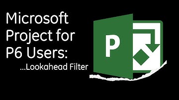 How to set-up a 2-week Lookahead Filter in Microsoft Project just like you would in Primavera P6