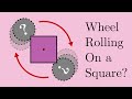 How to design a wheel that rolls smoothly around any given shape