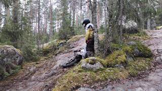 Paulaniemi - Kallen Kiemura - Super slippery rock climbing