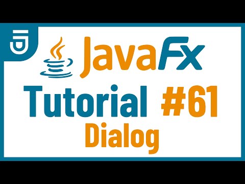 Dialog | JavaFX GUI Tutorial for Beginners