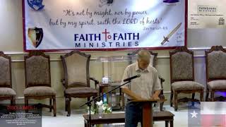 FAITH TO FAITH , RON WILLIAMS Live Stream