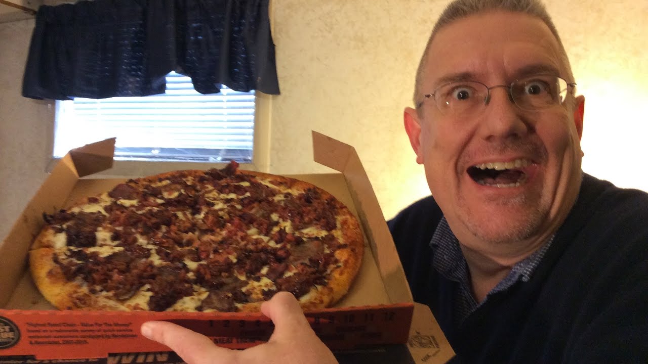 Little Caesar's New Smokehouse Pizza Review YouTube