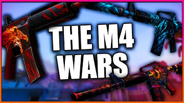 The FULL HISTORY Of The M4A4 VS M4A1-S In CS:GO!