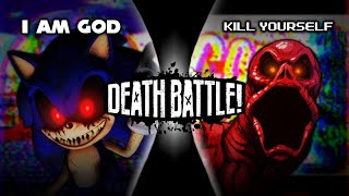 Sonic.EXE VS RED! (Sonic Creepypasta/NES Godzilla Creepypasta) | Fan Made DEATH BATTLE Trailer S12