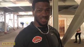 Vanderbilt TE Jared Pinkney at the 2020 Senior Bowl