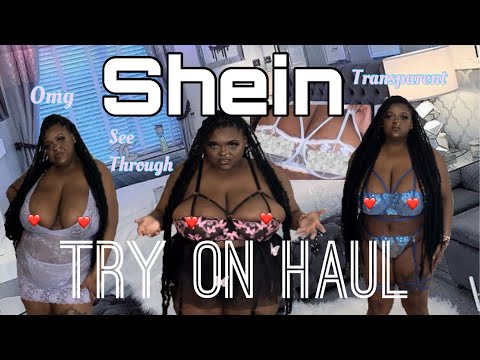 SHEIN | Transparent & See Through Lingerie | Try On Haul!!!!