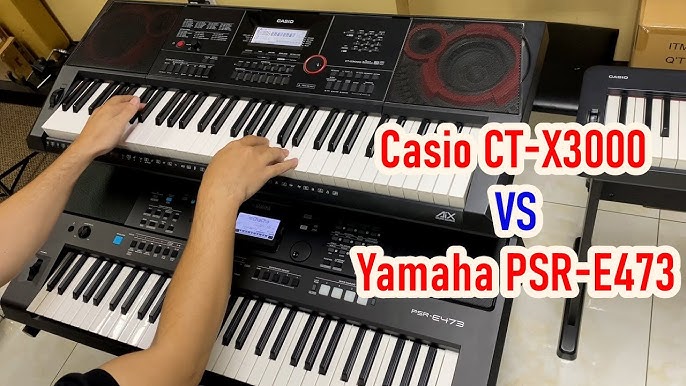 Ansættelse sektor kugle PSR-E463 vs CT-X3000. Yamaha/Casio keyboards compared! - YouTube