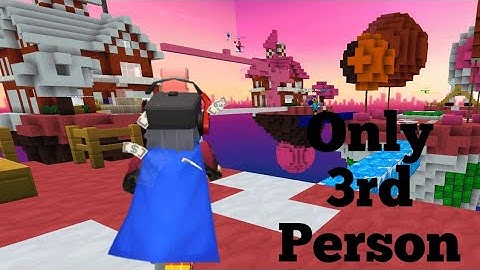 Playing 3rd Person Challenge In Bedwars[blockman go]