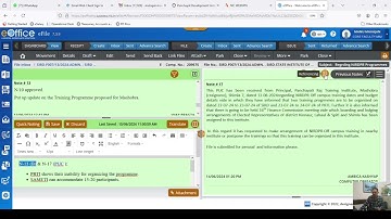 Referencing in eOffice