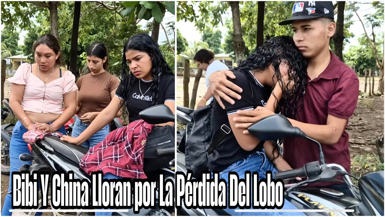 Bibi Y China Gritan De Dolor Porque Te Fuiste Lobito!Derraman Sus Lágrimas Frente Asu casa