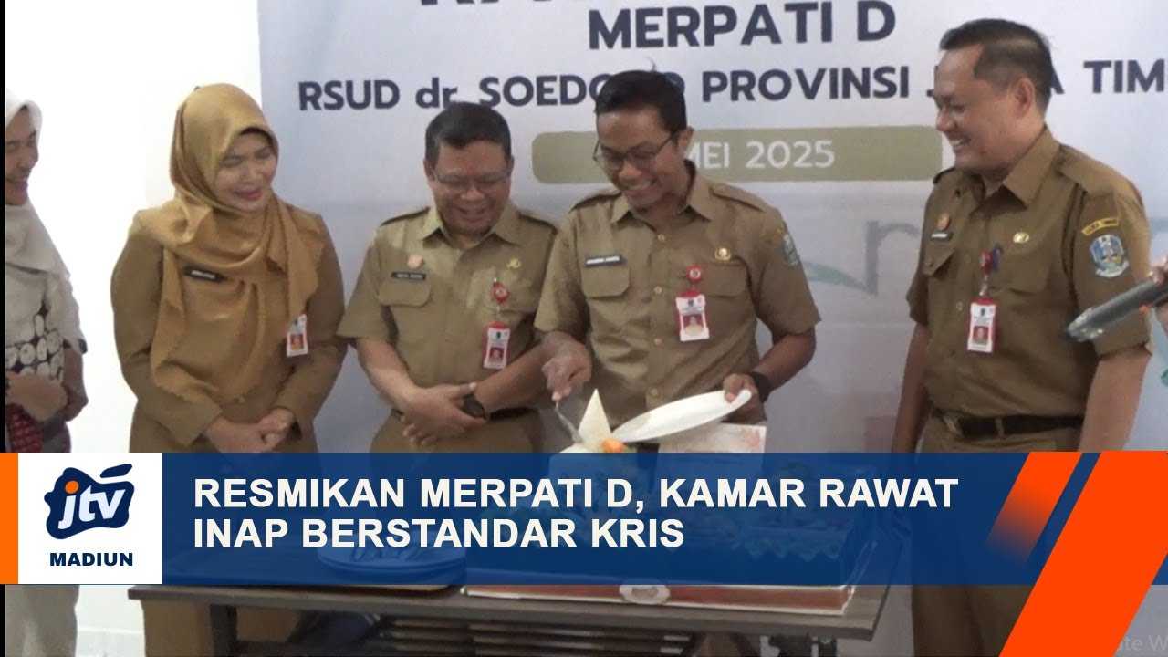 KOTA MADIUN - Resmikan Merpati D, Kamar Rawat Inap Berstandar KRIS