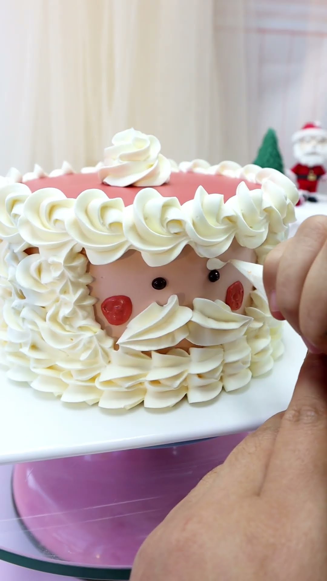 Cake training Bread and cake professional baking training Western pastry baking training Santa Claus