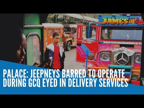Palace: Jeepneys barred to operate during GCQ eyed in delivery services