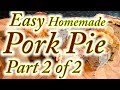 Pork pies made at home from scratch, easy step by step instructions. Part 2