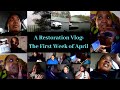 A restoration vlog the first week of april  the start of a writing challenge  the start of q2