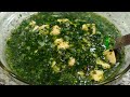 HEALTHY AND SIMPLE MOLOKHIA WITH CHICKEN RECIPE Arabic Food MOLOKHIA SOUP