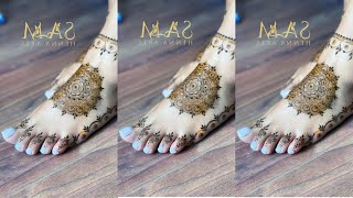 Leg Mehndi Design Easy & Simple For Beginners| Pair Wali Mehandi Ka Dizain |Pero Ki Mehndi Ke Design