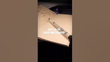 Draw in ink daily to improve FAST. 1000 drawings, 14 days left #drawing #art #sketchbook #ink