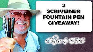 2023 Scriveiner Classic and EDC Giveaway