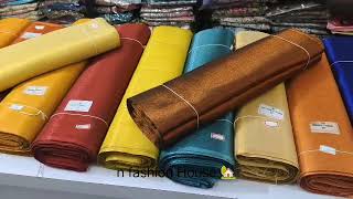 Tissue plain fabric more than 30 colours available in n fashion house 🏠 9701925193