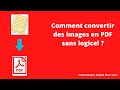 Conversion d'Images en PDF sans Logiciel