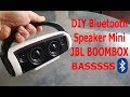 DIY Portable Bluetooth Speaker Mini JBL BOOMBOX VGB Edition 2020