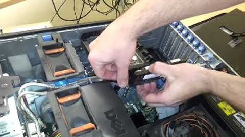 How to take out the RAID battery for a Perc 5i