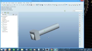 Part 3 - Creo parametric tutorial for Beginners - extrude - step by step 3d modeling basics