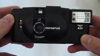 Olympus XA-2 and A11 Flash