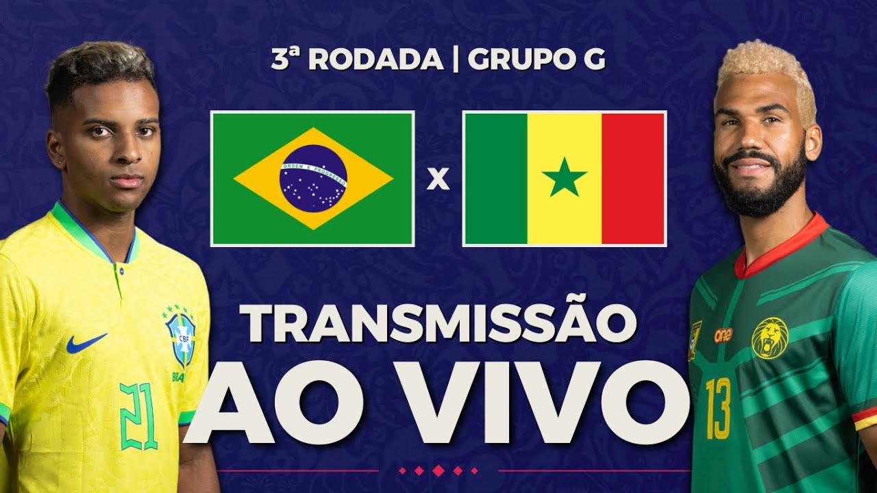 Copa do Mundo: Assista ao vivo e de graça ao jogo Brasil x Camarões