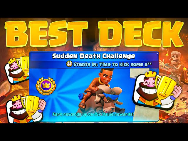 Clash Royale - Don't worry about the losses — only wins count in the Sudden  Death Challenge! 💪