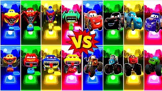 McQueen Eater All Videos Megamix - McQueen Eater 🆚 McQueen Car 🆚 McQueen Big Wheel🎶 Who is Best?