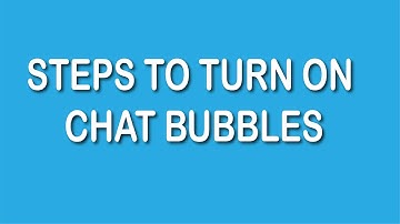 How to turn on chat bubbles feature in Android 11 - Pixel 3a/4a | English | Note: You can