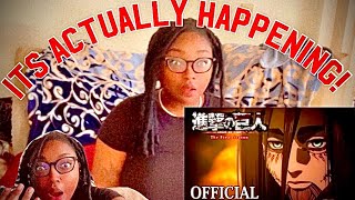 I AM SPEECHLESS! || ATTACK ON TITAN FINAL TRAILER REACTION!!