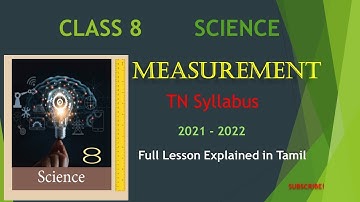 Tamil Nadu Samacheer kalvi Class 8 Unit 1 Measurement Full Lesson Explained in Tamil #class8