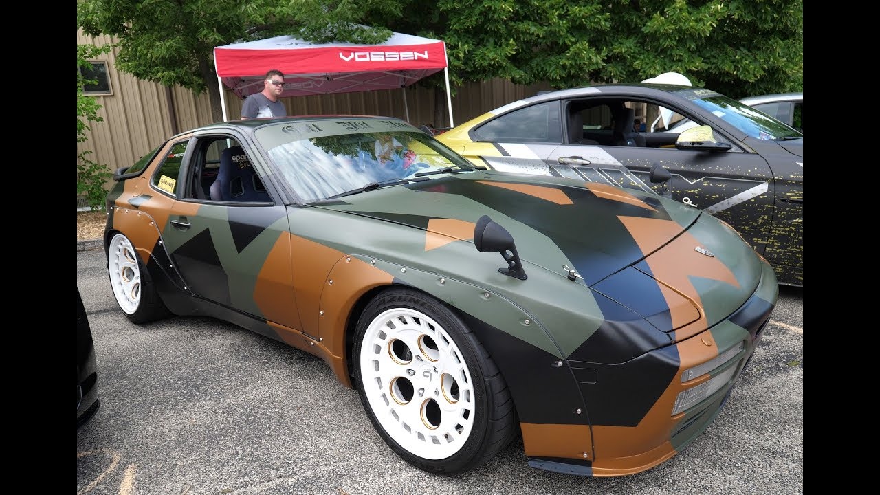 Custom Wide Body Porsche 944 Turbo (951) + Other Tuner Cars at Hot