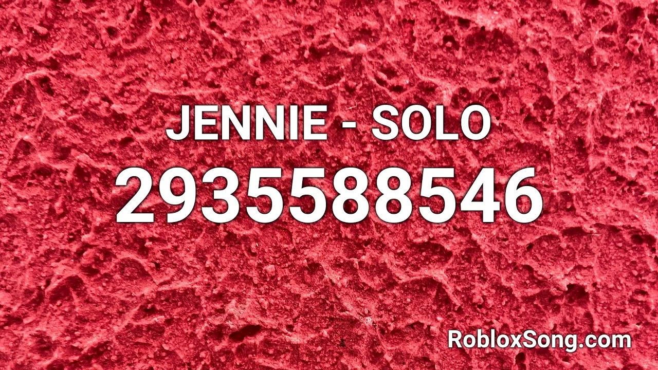 Jennie Solo Roblox Id Roblox Music Code Youtube - code ids for solo music roblox