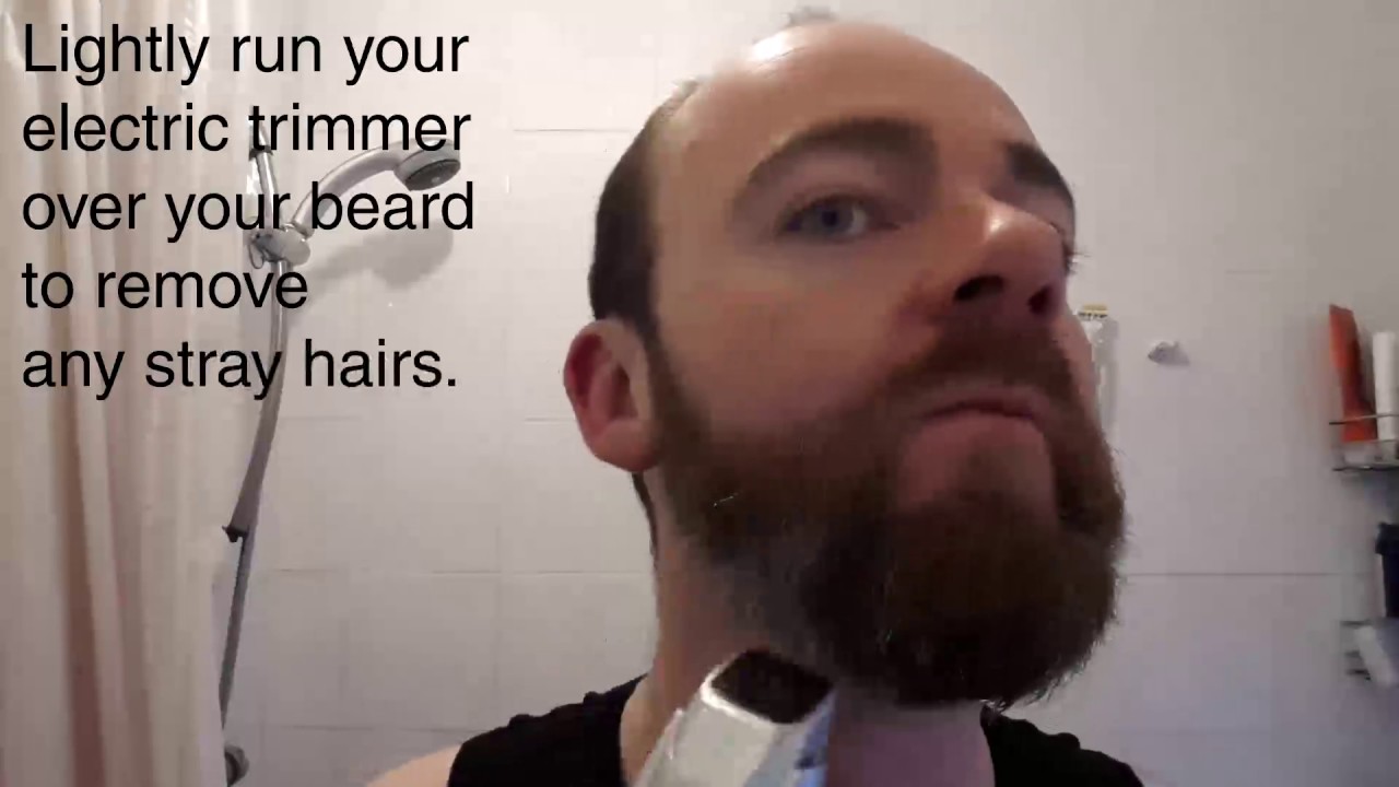 How to Trim a Beard While Growing It Out YouTube