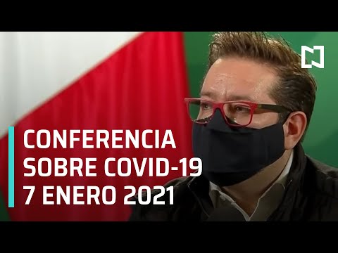 Conferencia Covid-19 en México - 7 enero 2021