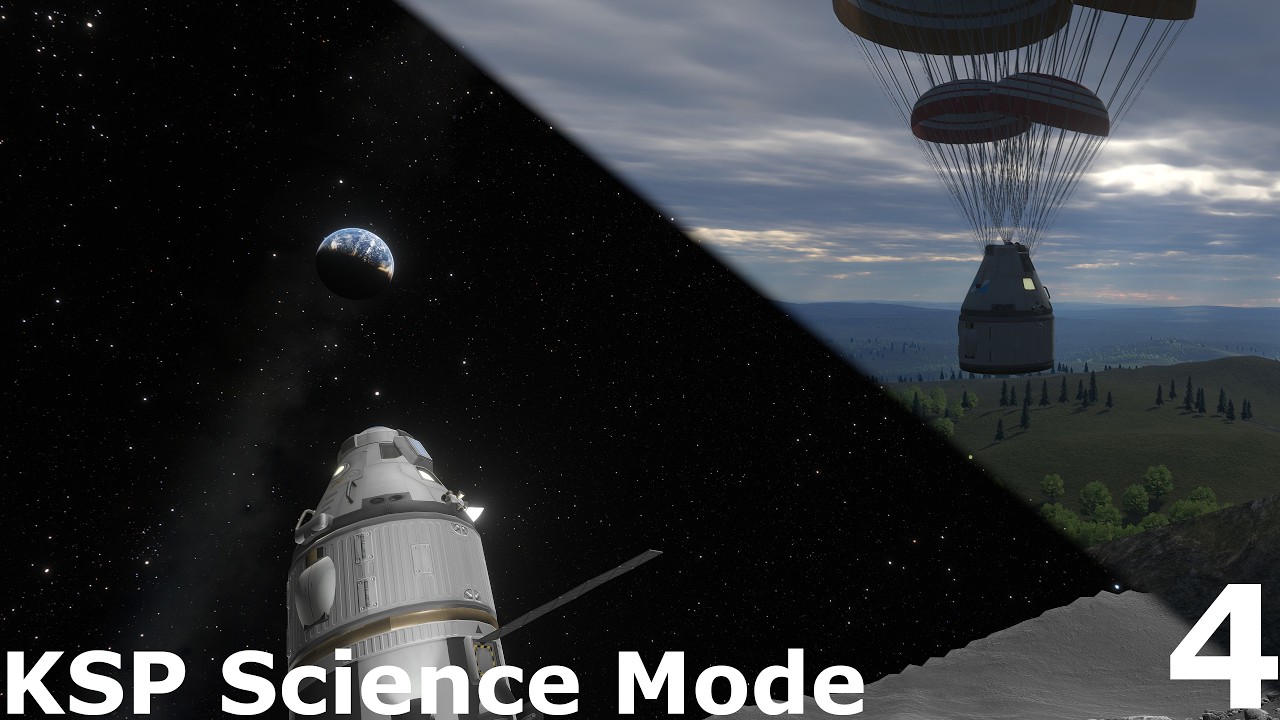 Science Mode KSP Science Mode Playthrough Ep 4 | A Mun Landing Where Nothing Goes ...