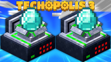 PRINTING DIAMONDS WITH THE REPLICATION MOD! #17 | Minecraft Techopolis 3 [Modded Questing Skyblock]
