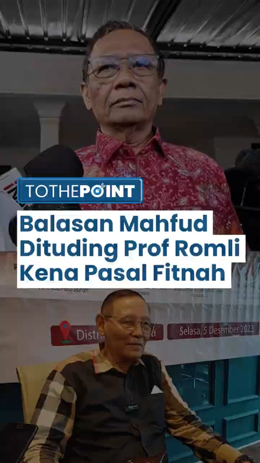 Mahfud MD Salahkan Prof Romli Gegara Dituding Kena Pasal Fitnah soal Isu Pemberian Maaf Koruptor